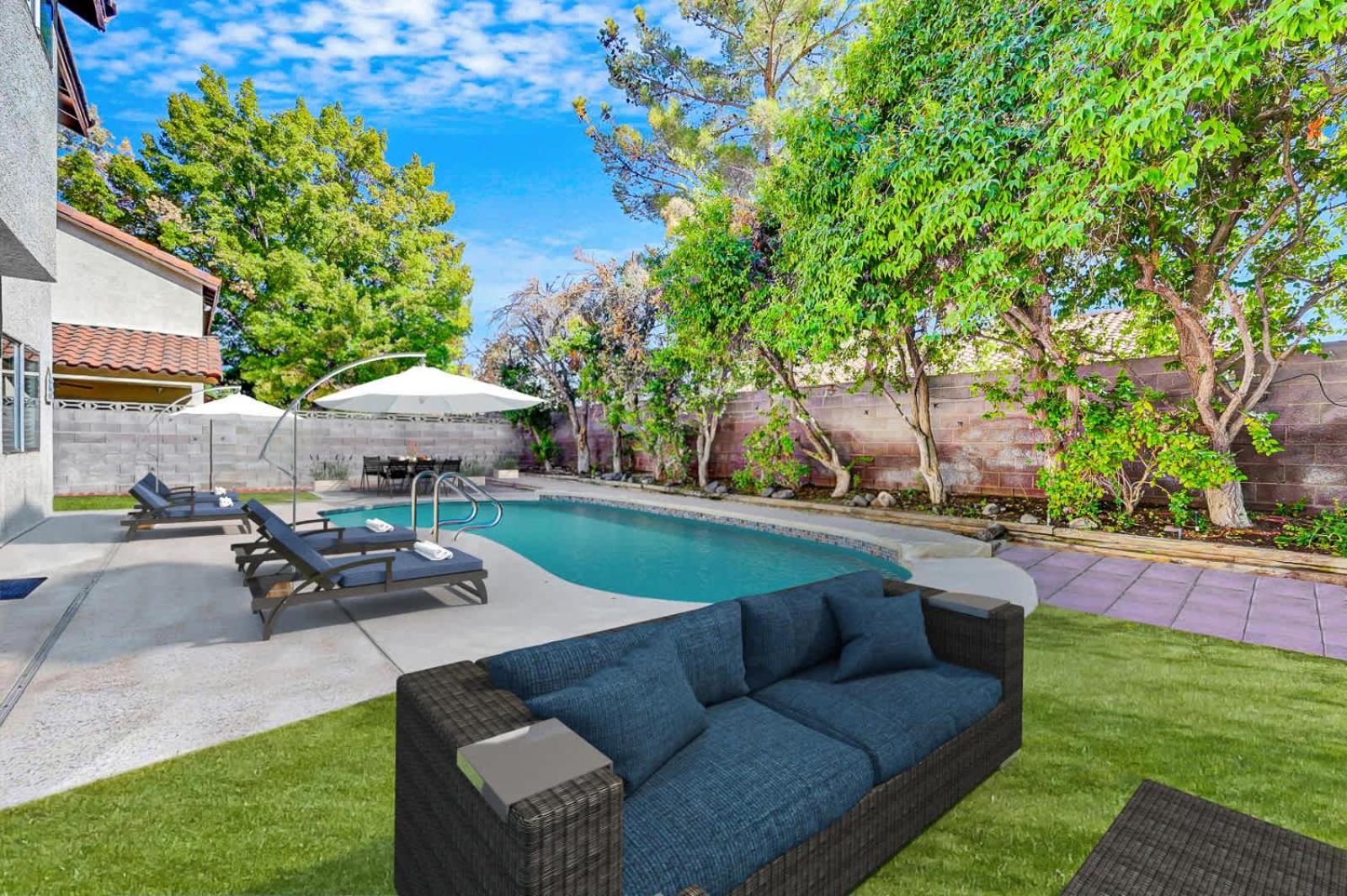 Bright Fun Spacious Home With Pool Las Vegas Exterior foto